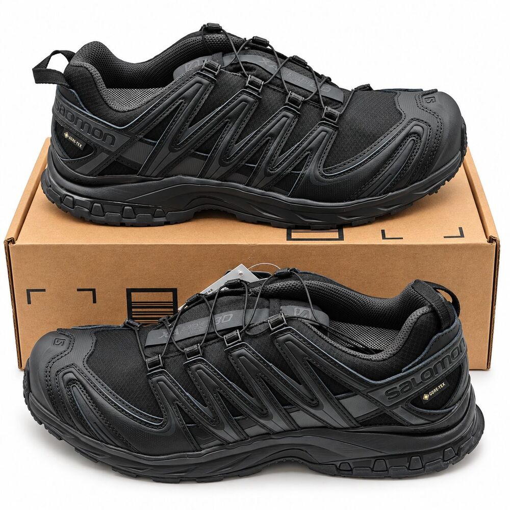 Salomon XA Pro 3D GTX Forces Mens 11 Black Gore Tex Waterproof Shoes L37348800